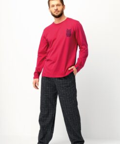 Piżama Key MNS 471 B25 dł/r M-2XL męska