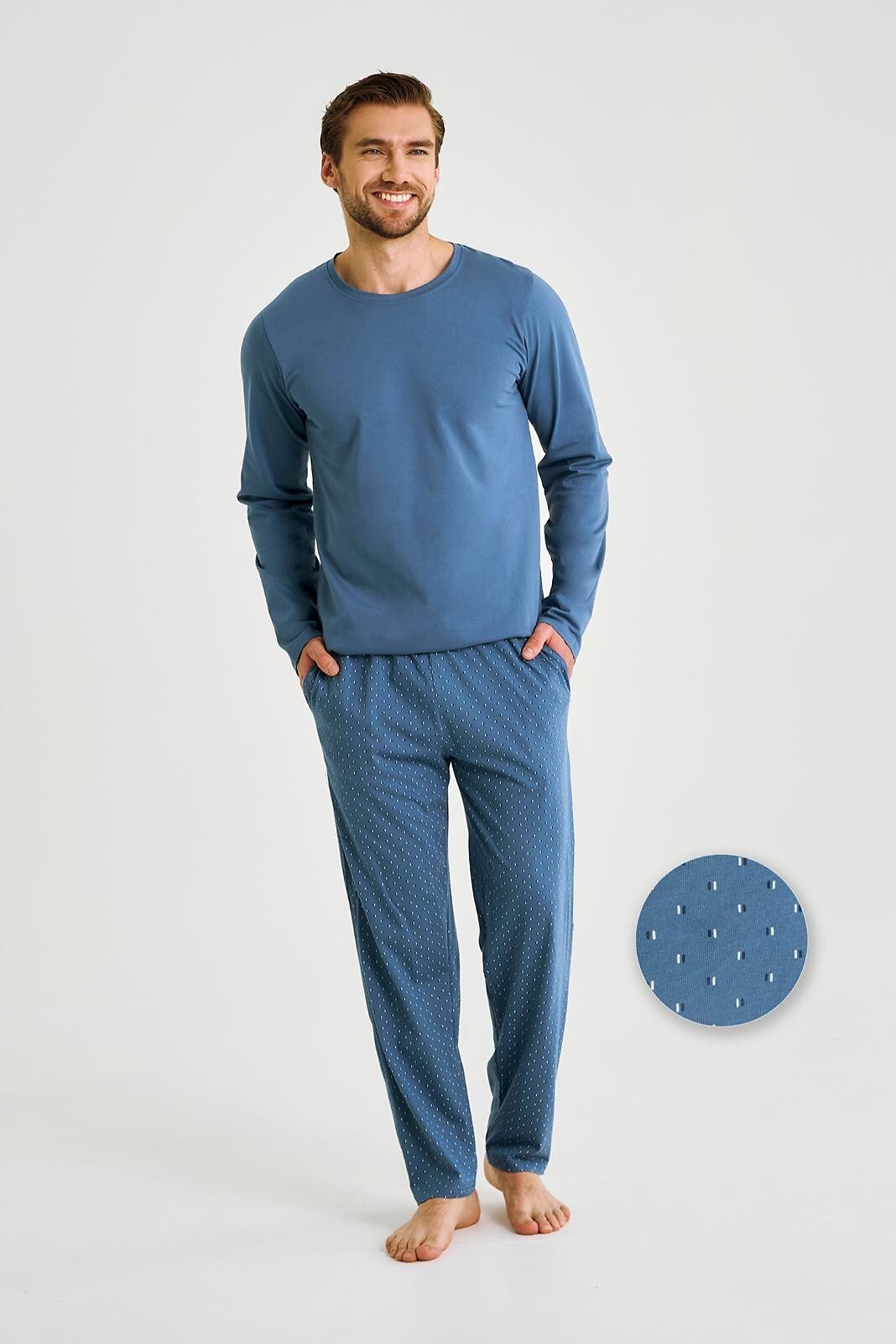 Piżama Taro Lorenzo 3474 dł/r M-2XL Z25/26 męska - obrazek 3