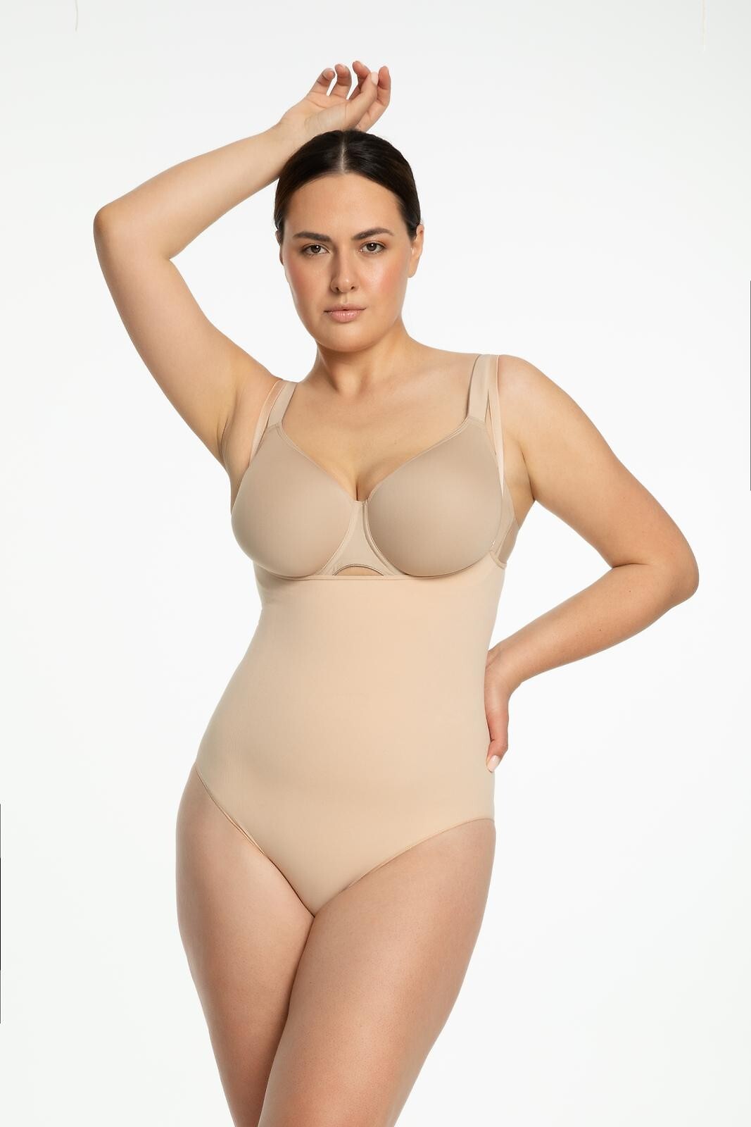 Body Julimex Pod Biust Wyszczuplające 419 Seamless S-2XL - obrazek 2