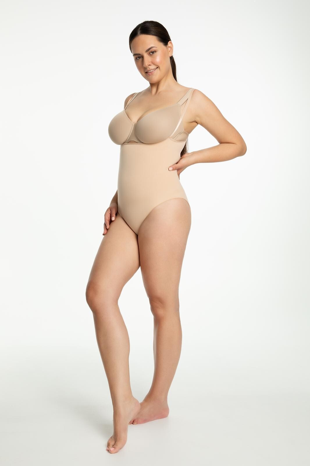 Body Julimex Pod Biust Wyszczuplające 419 Seamless S-2XL - obrazek 3
