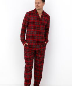 Piżama Sensis Philip dł/r M-2XL rozpinana