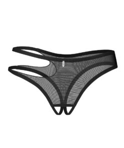 Alternative view of Stringi Obsessive Saturis Crotchless Thong S-3XL