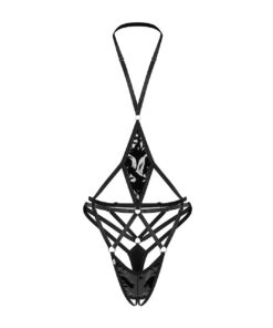 Alternative view of Body Obsessive Keira Lise Crotchless Teddy S-XL