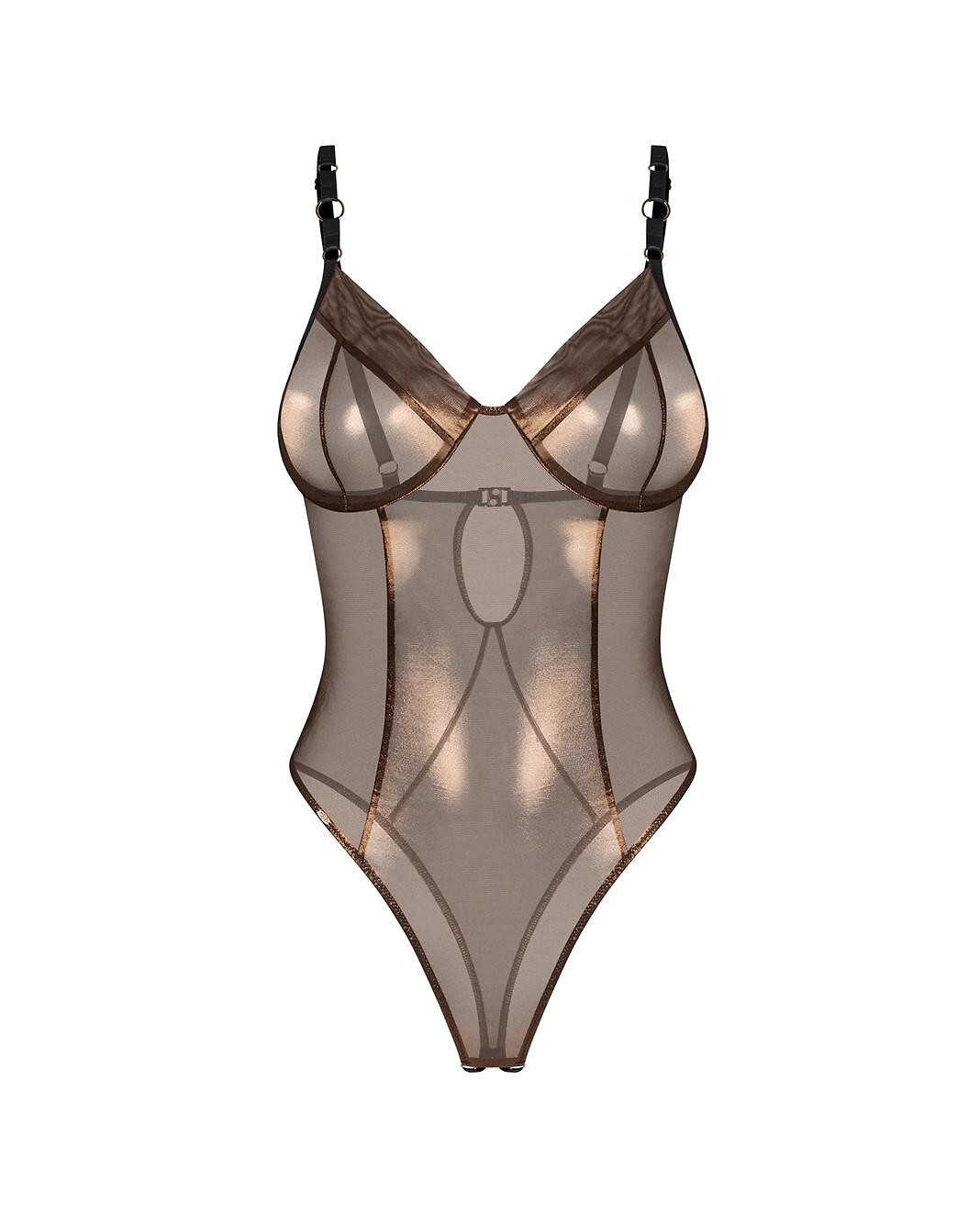 Body Obsessive Soranna Crotchless Teddy S-3XL - obrazek 3