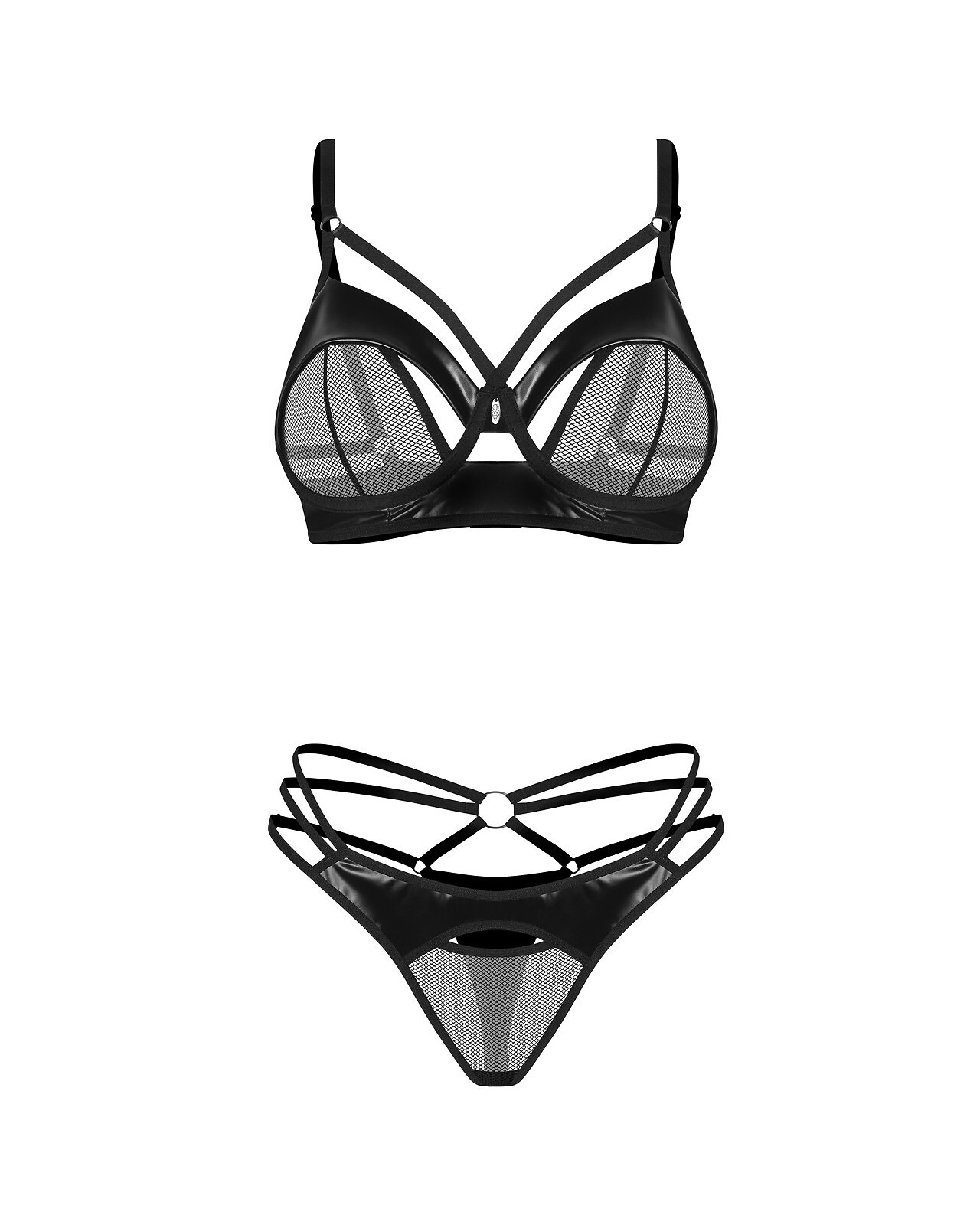 Komplet Obsessive Dominna Bra & Thong S-3XL - obrazek 3