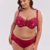 Biustonosz semi soft Gaia BSM 1372 Mary Bordowy Maxi