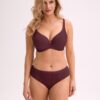 Biustonosz semi soft Gaia BS 1058 Sonia Wino