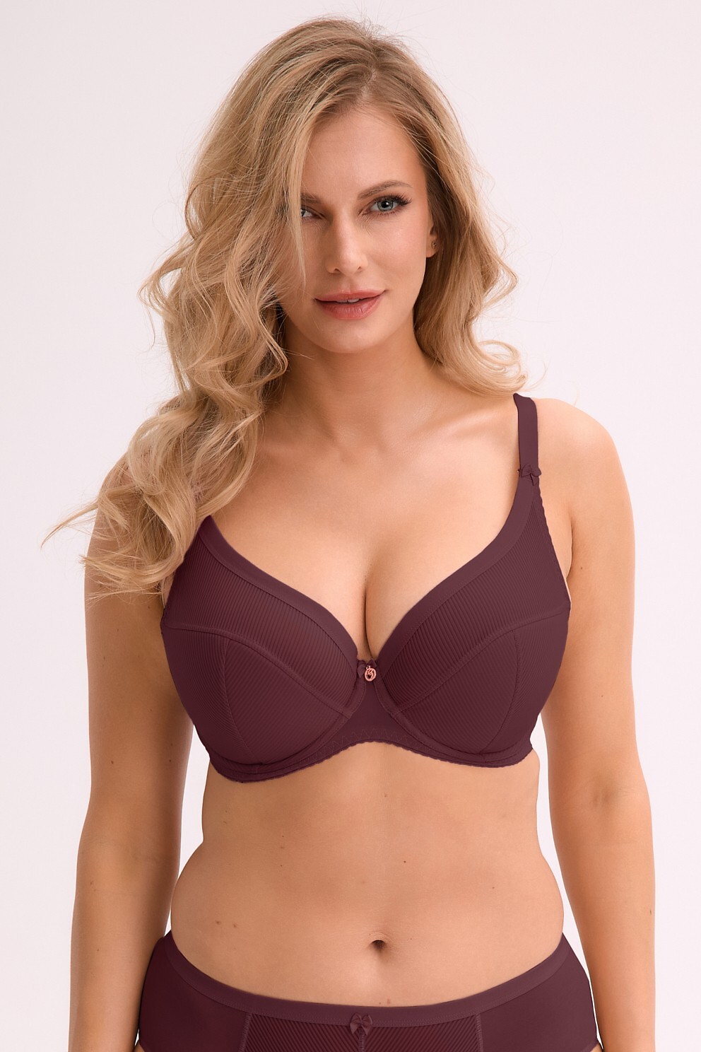 Biustonosz semi soft Gaia BS 1058 Sonia Wino - obrazek 2