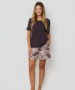 Piżama Mefemi Iris PI82 kr/r S-2XL - obrazek 3