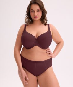 Biustonosz semi soft Gaia BS 1058 Maxi Wino