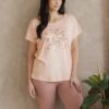 Piżama Taro 3570 Valentina kr/r 2XL-3XL W26