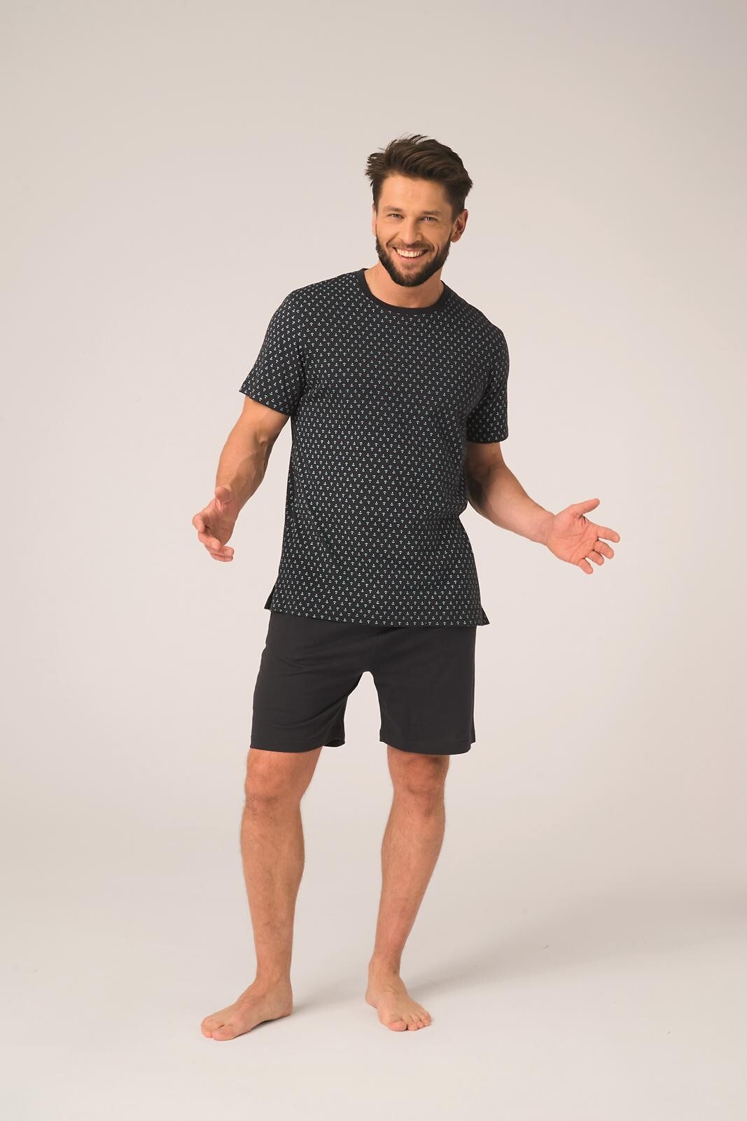 Piżama Key MNS 936 A26 kr/r 3XL-4XL męska - obrazek 3