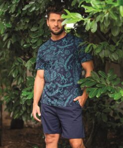 Piżama Key MNS 934 A26 kr/r M-2XL męska
