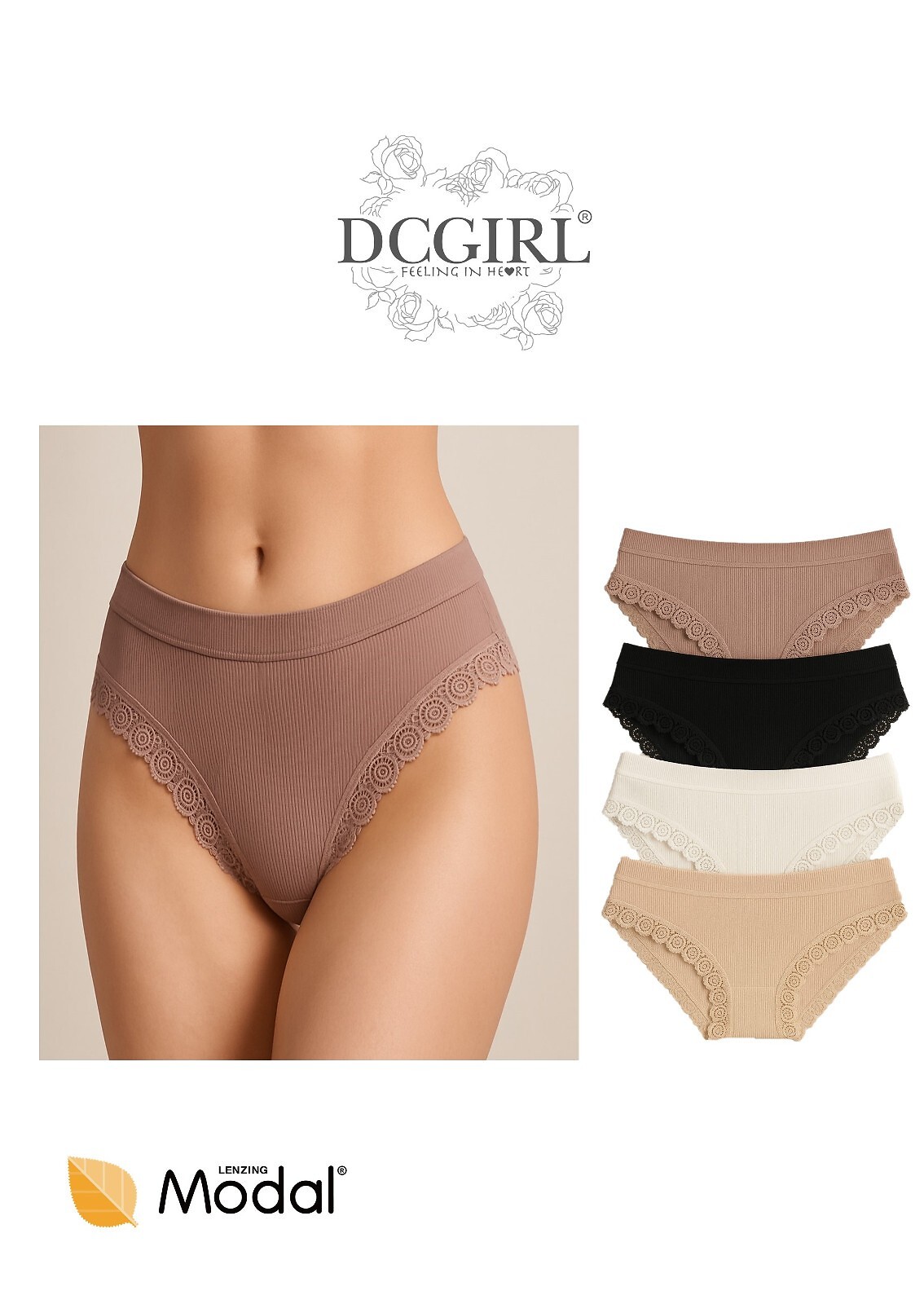 Figi DC Girl 26372 Modal A12 S-XL - obrazek 4