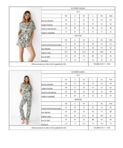 Piżama Sensis Louise kr/r XS-2XL rozpinana - obrazek 6