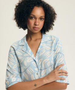 Piżama Henderson Ladies 44482 Estes kr/r S-3XL rozpinana - obrazek 3