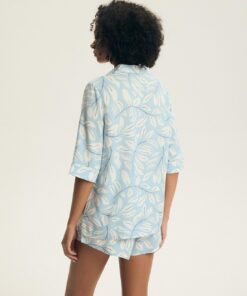 Piżama Henderson Ladies 44482 Estes kr/r S-3XL rozpinana - obrazek 2
