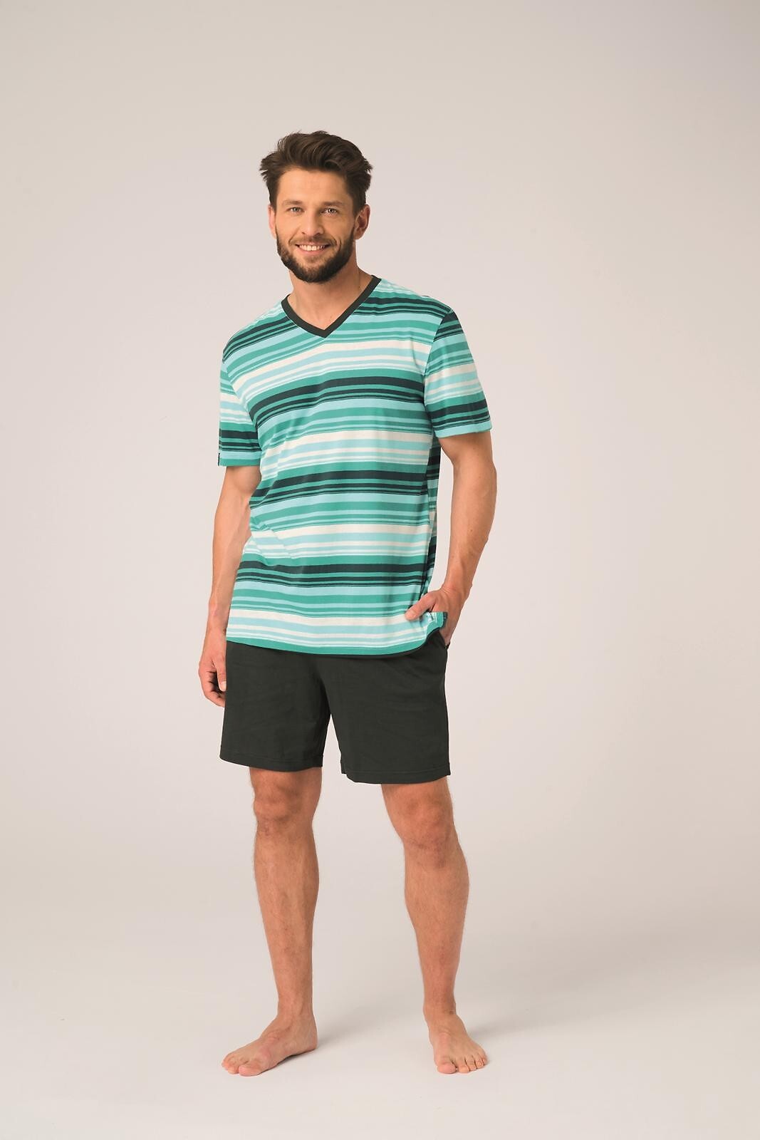 Piżama Key MNS 326 A26 kr/r M-2XL - obrazek 2