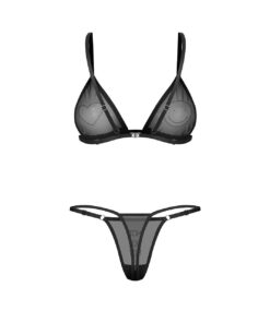 Komplet Obsessive Wet Me Bra & Thong S-XL - obrazek 5
