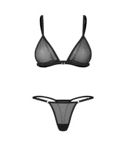 Komplet Obsessive Wet Me Bra & Thong S-XL - obrazek 6