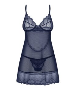 Alternative view of Koszulka Obsessive Nightly Blue Chemise XS-2XL