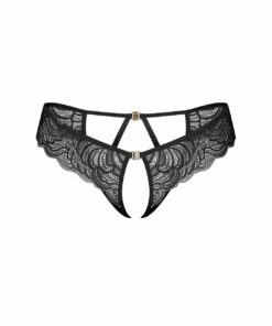 Figi Obsessive Divienne Crothless Thong S-3XL - obrazek 5