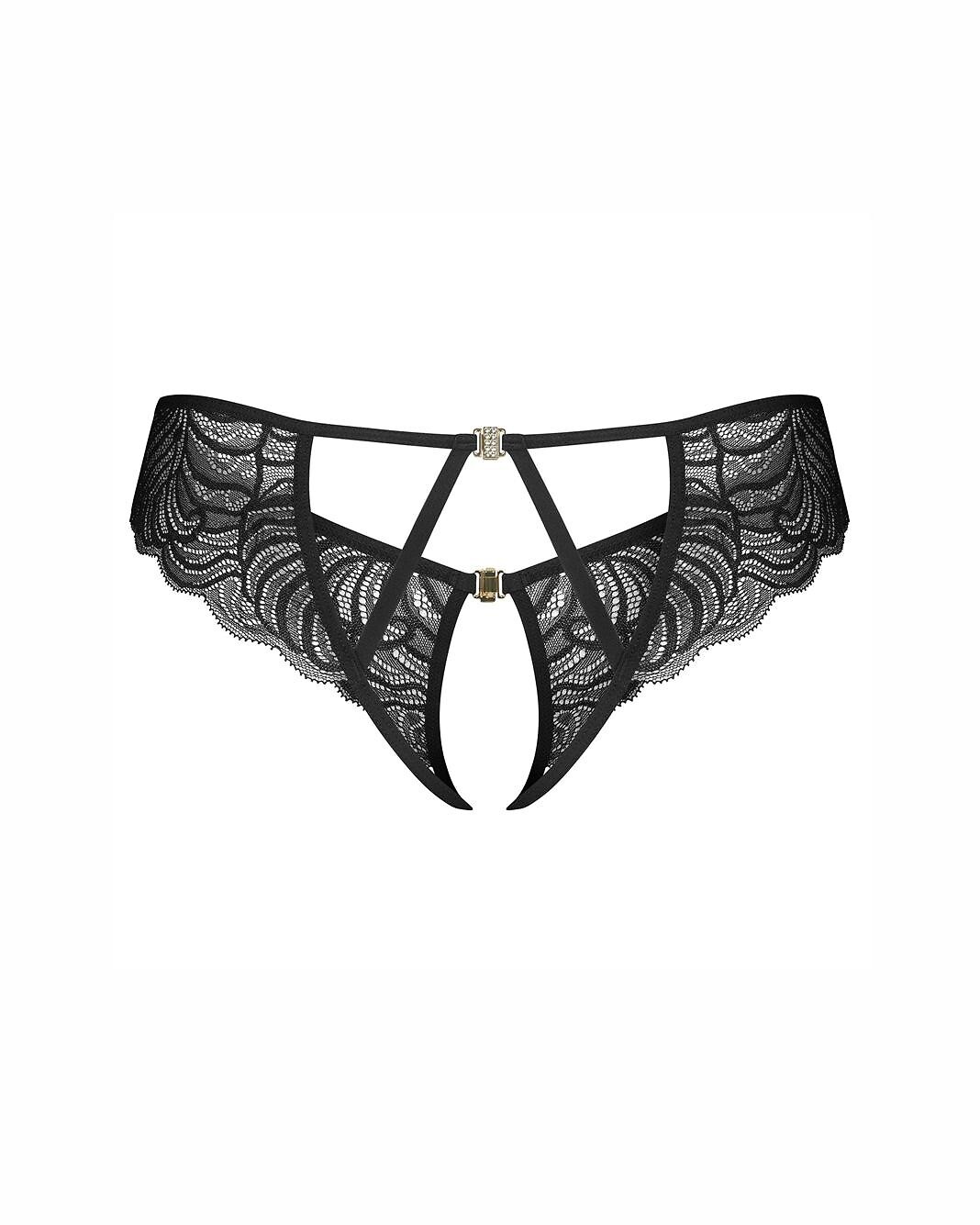 Figi Obsessive Divienne Crothless Thong S-3XL - obrazek 6