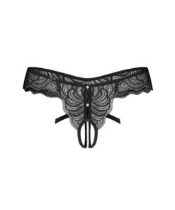 Alternative view of Figi Obsessive Trinise Crotchless Thong S-3XL