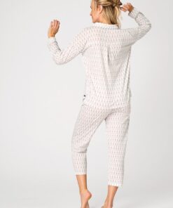 Piżama Key LNS 879 A26 kr/r 2XL-3XL rozpinana - obrazek 3