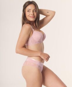 Biustonosz push-up Mefemi Petra BP16 Róż - obrazek 4