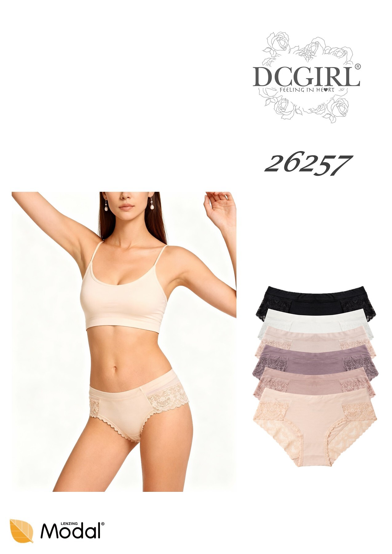 Figi DC Girl 26257 A12 S-XL