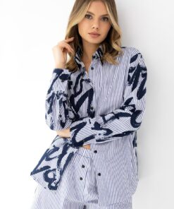 Piżama Sensis Hallie kr/r S-XL rozpinana