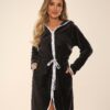 Szlafrok De Lafense 313 Desiree zamek S-2XL damski
