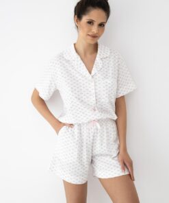 Piżama Sensis Leslie kr/r S-XL rozpinana