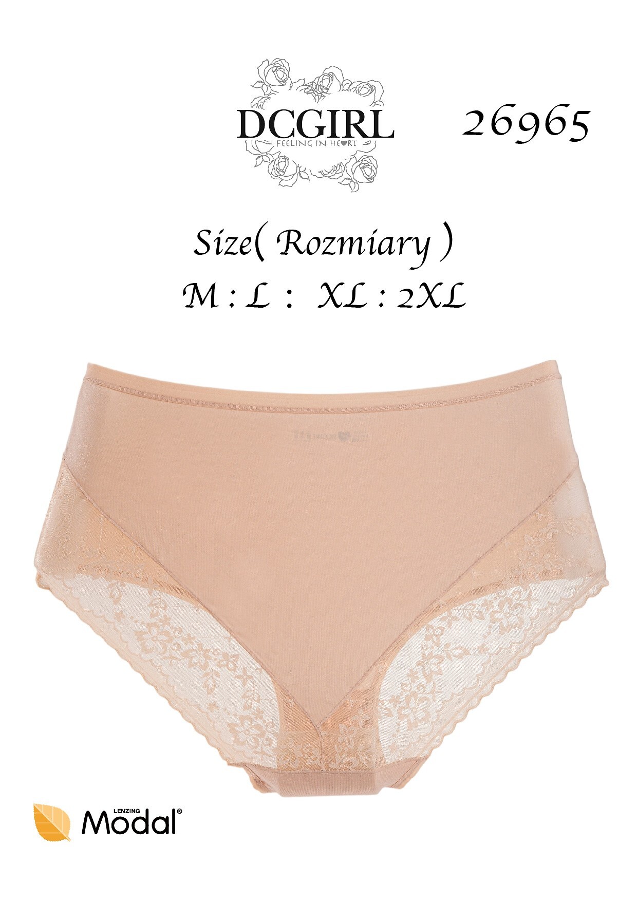 Figi DC Girl 26965 A2 M-2XL - obrazek 3