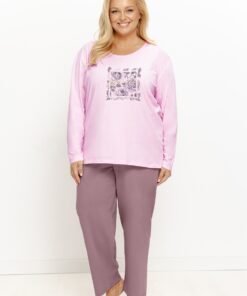 Piżama Taro 3657 Solene dł/r 2XL-4XL Z26