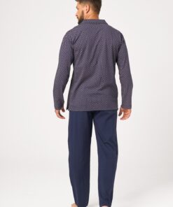 Piżama Key MNS 913 B26 dł/r M-2XL rozpinana