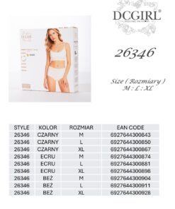 Figi DC Girl 26346 A2 Pudełko M-XL - obrazek 10