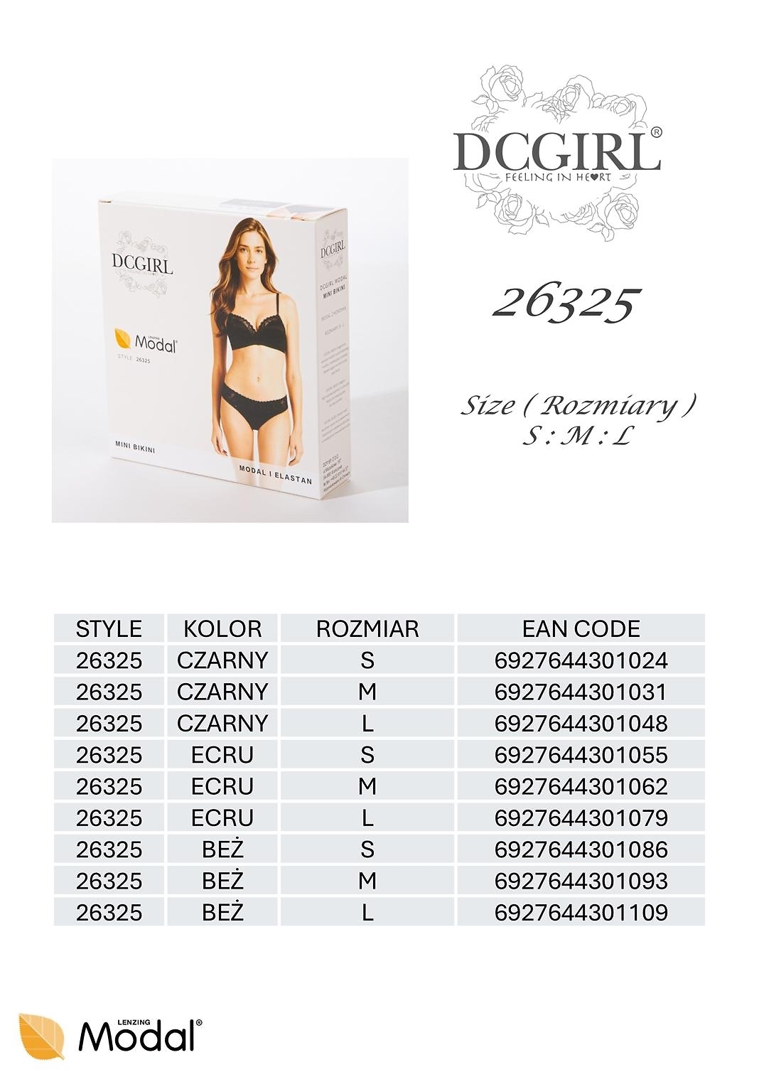 Figi DC Girl 26325 A2 Pudełko S-L - obrazek 10