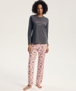 Piżama Henderson Ladies 45419 Ginni dł/r S-3XL