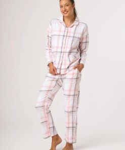 Piżama Key LNS 415 B26 dł/r XS-XL rozpinana