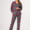 Piżama Key LNS 414 B26 dł/r 2XL-3XL rozpinana