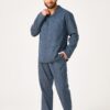 Piżama Key MNS 912 B26 dł/r 3XL-4XL rozpinana