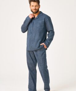 Piżama Key MNS 912 B26 dł/r 3XL-4XL rozpinana