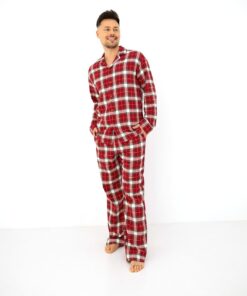 Piżama Sensis Lucas dł/r S-2XL rozpinana - obrazek 4