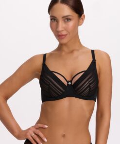 Alternative view of Biustonosz semi soft Gaia BS 1395 Alicia Czarny