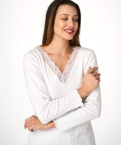 Alternative view of Koszula Key Cotton Soft Jacquard LND 190 dl/r S-XL
