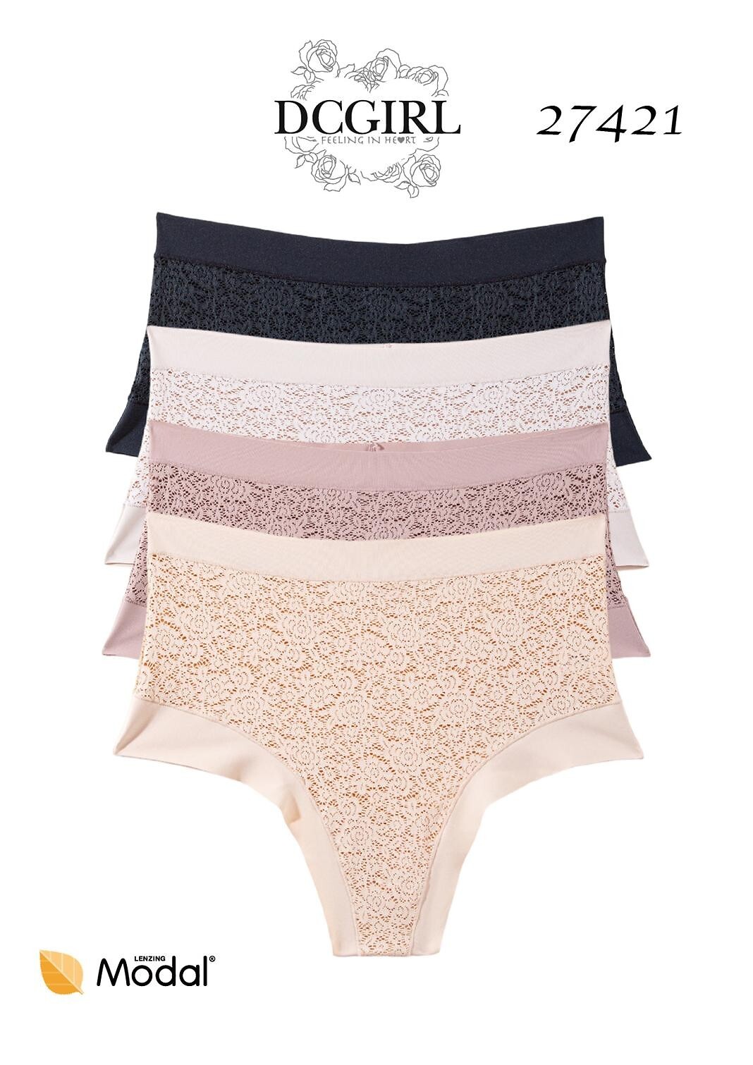 Figi DC Girl 27421 A12 Brazyliany S-L - obrazek 11