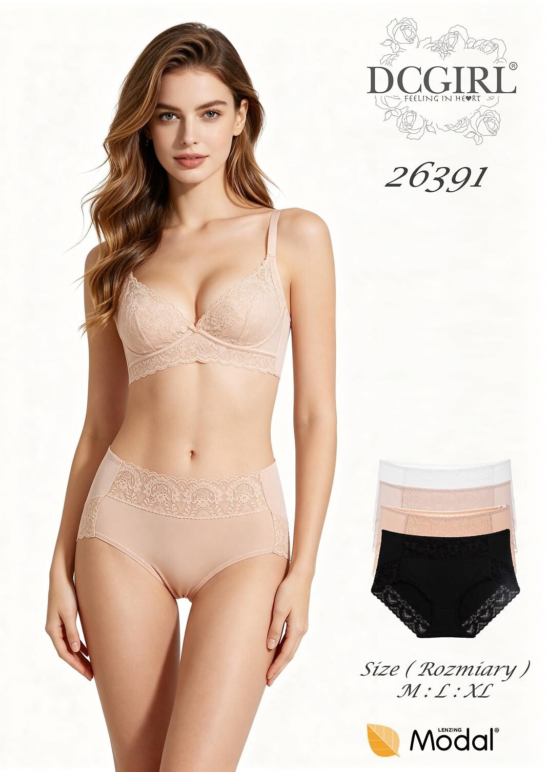 Figi DC Girl 26391 A2 Pudełko M-XL - obrazek 6