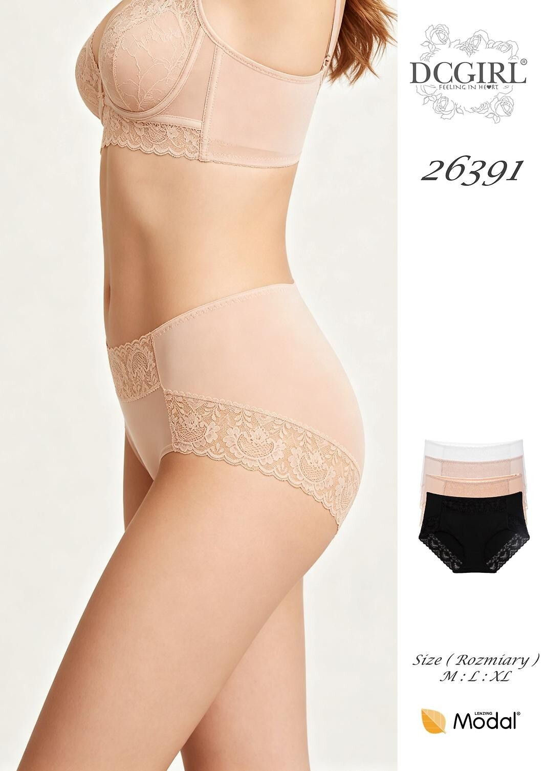 Figi DC Girl 26391 A2 Pudełko M-XL - obrazek 7